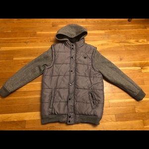 ZOO YORK Boys hoodie/vest puffer coat